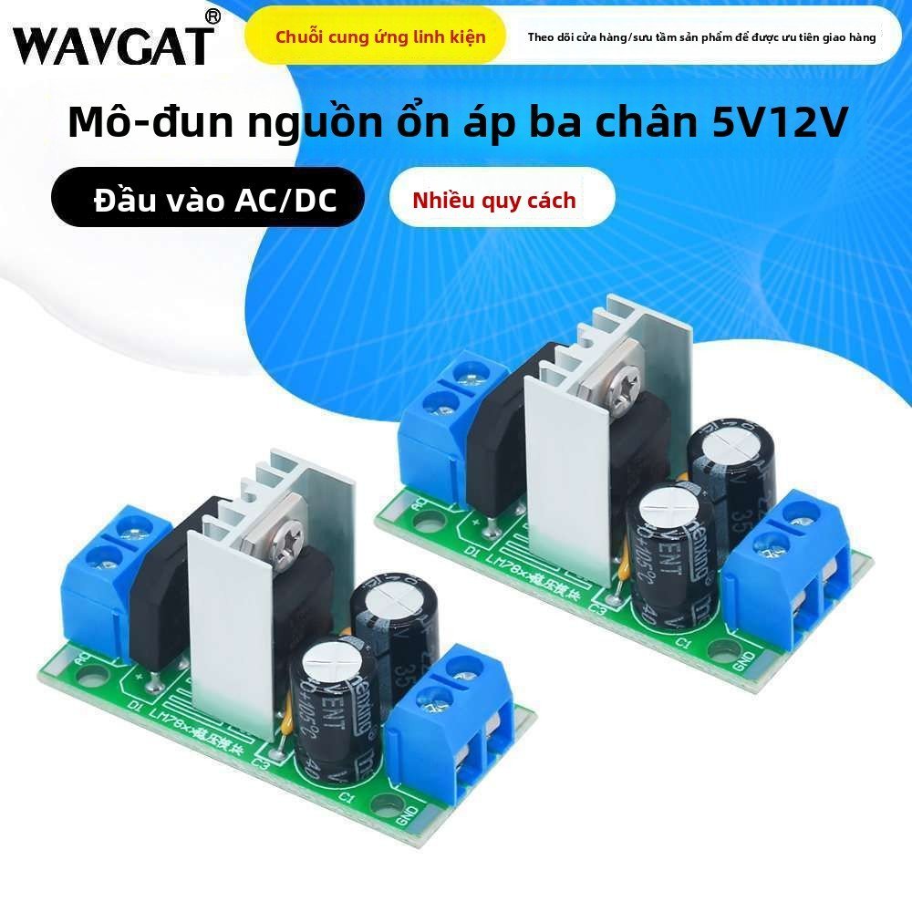 Module ổn áp L7805 LM7805 L7812 LM7812 5V 12V bán chạy giao nhanh