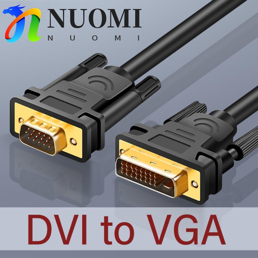 Bộ chuyển đổi cáp NUOMI Dvi sang VGA, Cáp VGA Dvi 24 + 1 sang VGA 15 chân, Bộ chuyển đổi Video mạ DV