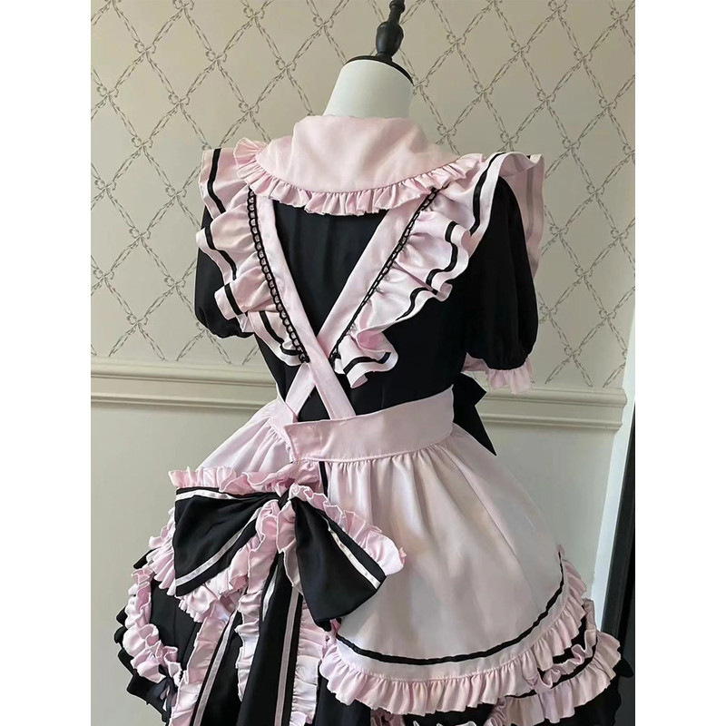 Trang phục cosplay hầu gái mèo dễ thương, trang phục hầu gái hai chiều, váy cosplay Lolita nữ, váy l