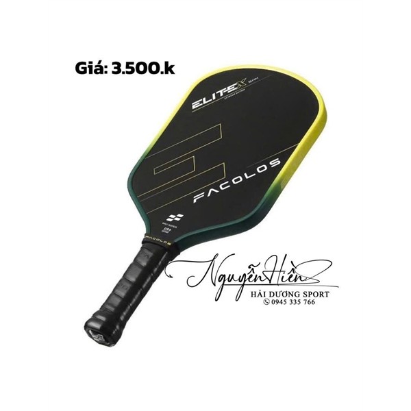 [Chính hãng] PLB Focolos Elite X Vợt Pickleball 16mm