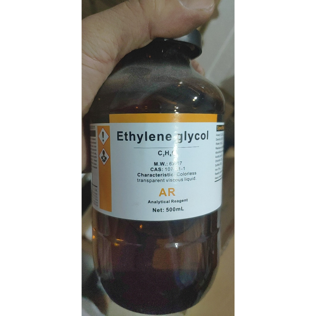 Chất Ethylene glycol xilong CAS 107-21-1 C2H6O2 EG chai 500ml ethylen glycol CH1