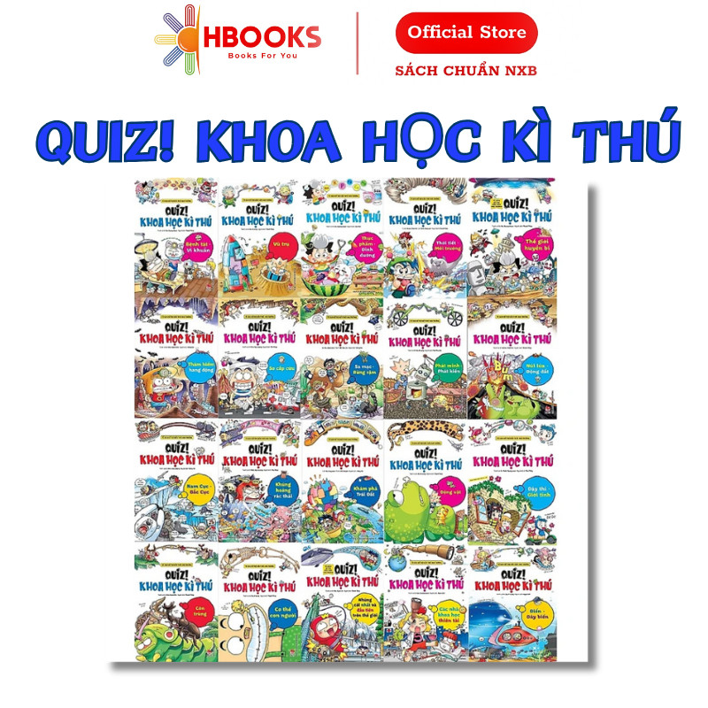 Sách tranh - Quiz Khoa học kì thú - Lẻ 1 quyển tự chọn