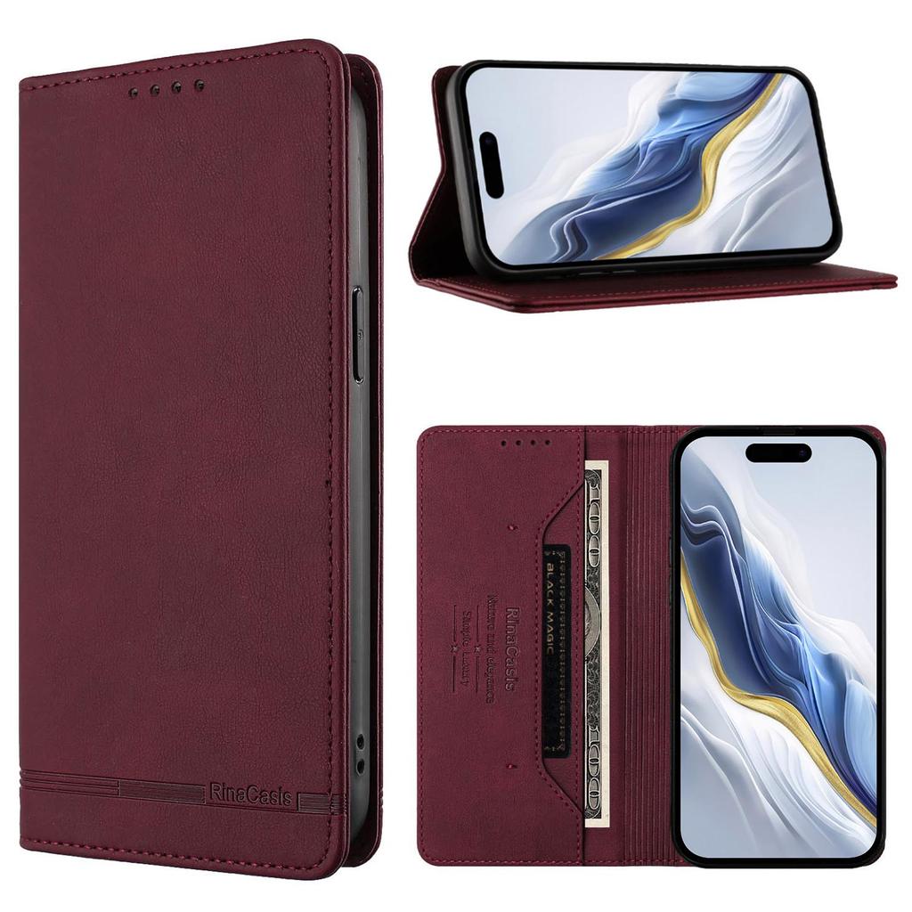 Ốp Lưng Cho ZTE Blade A35E A36 A52 Lite A53 A56 A75 A76 V70 Vita Max Pro 4G 5G Ốp Lưng Ví Da Khe Cắm