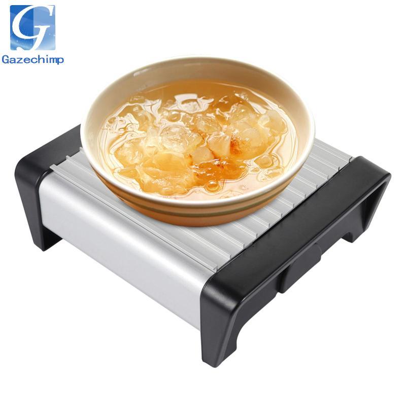 Máy hâm nóng thực phẩm Gazechimp Đĩa nồi đơn Vật tư bền Khay sưởi ấm bằng thép không gỉ
