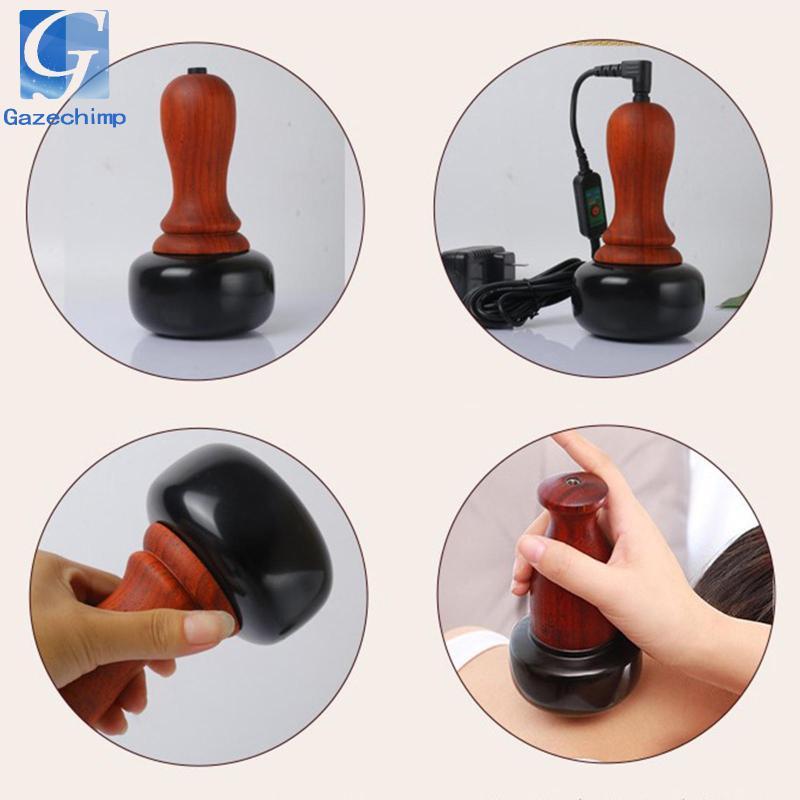 Máy mát xa điện đá nóng Kim đá tự nhiên Guasha Cạo toàn thân