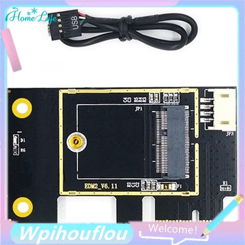 Thẻ chuyển đổi thẻ mạng không dây NGFF M.2 sang PCIE Hỗ trợ thẻ mạng 7260 8265 1650 1675X AX200 AX21