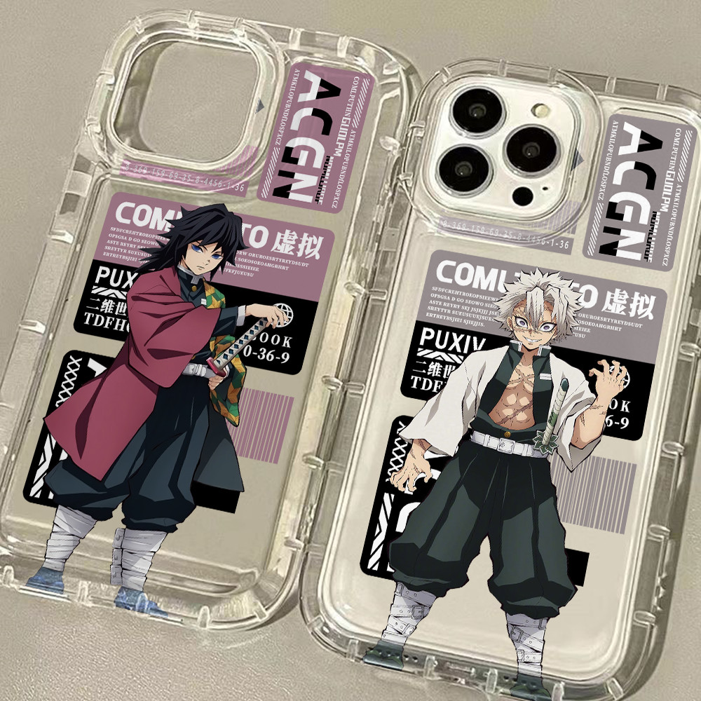 Comic Demon Slayer Giyuu Sanemi Vỏ Cho Apple iPhone 17 Air 16 15 14 13 12 Mini 11 Pro Max X XR XSMAX