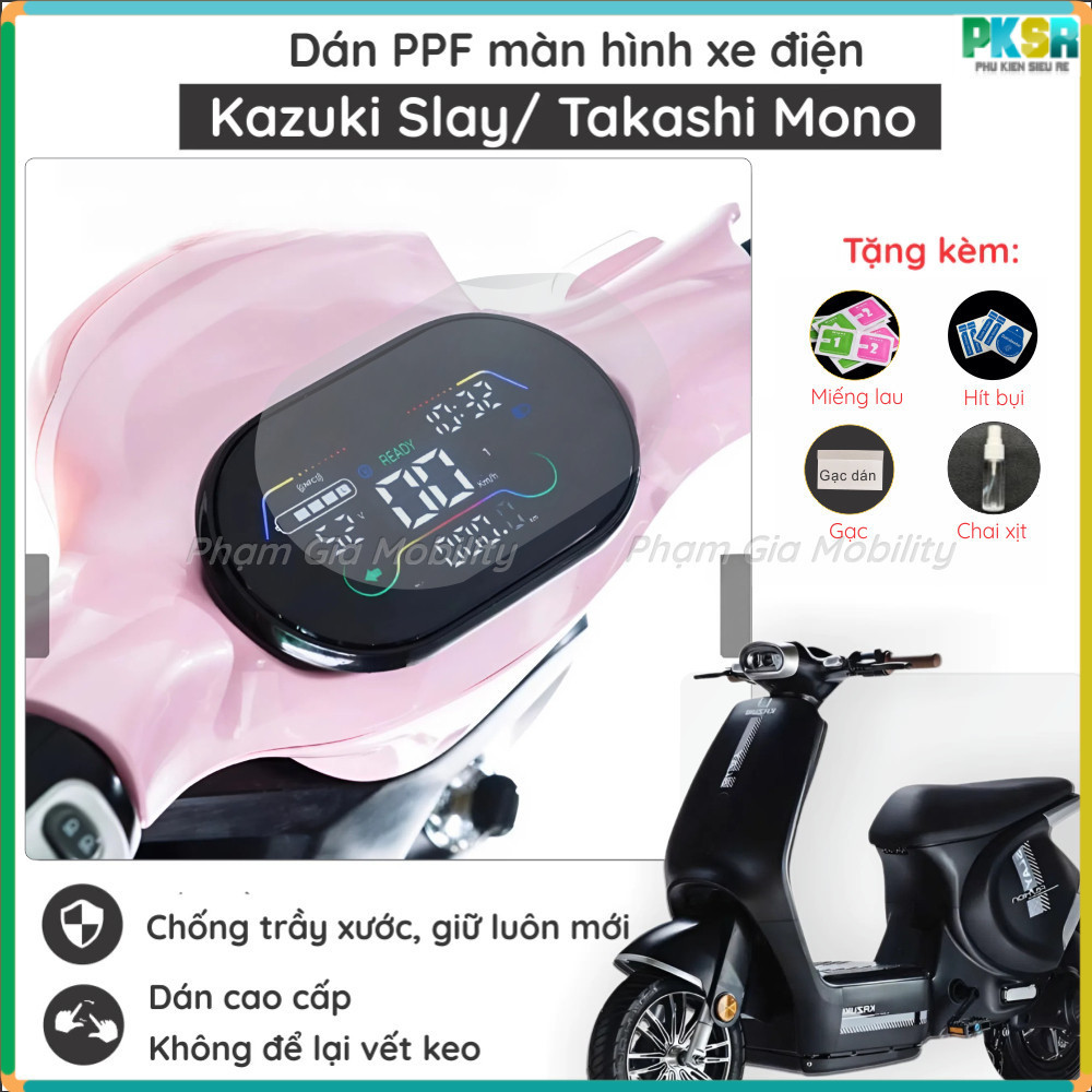 Miếng dán PPF màn hình xe điện dành cho Kazuki Slay, Takashi Mono, Dk ez1, Sky Lightex, JVC G9, Kais