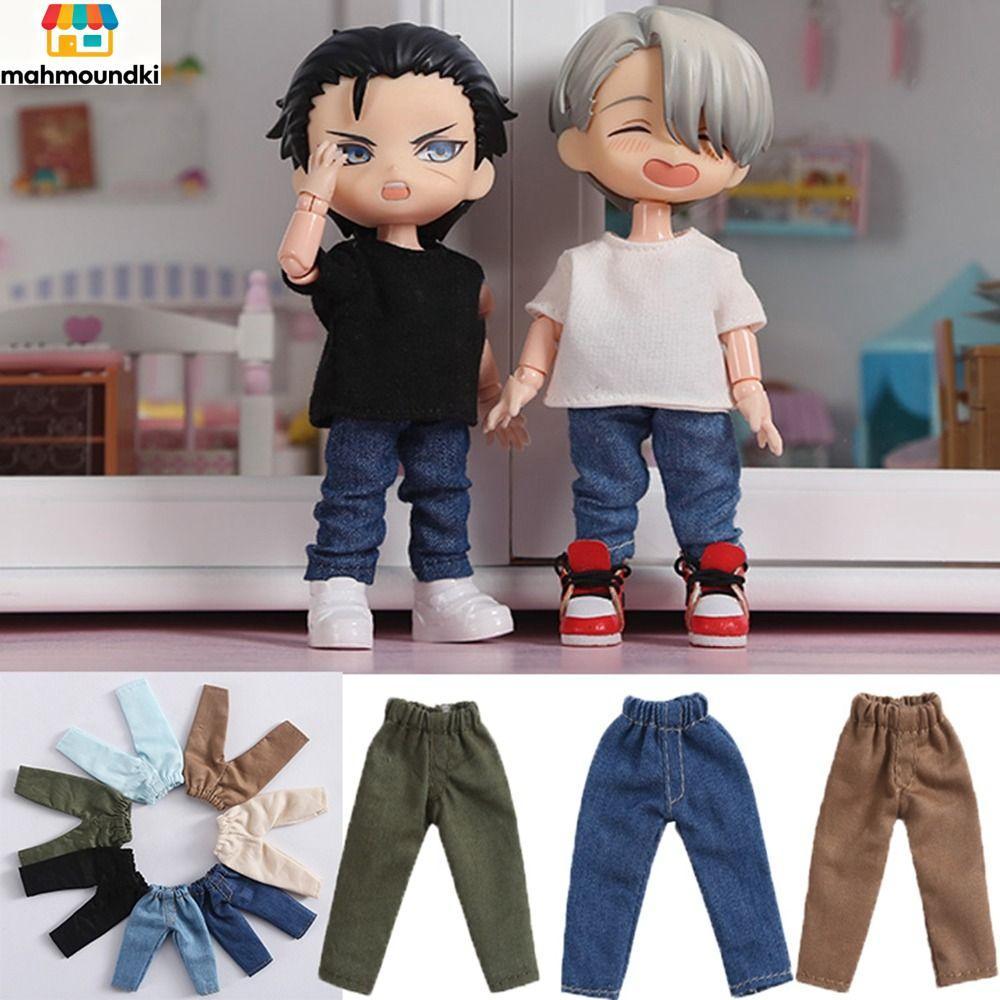Quần búp bê MAHMOUNDKI, Quần áo búp bê Mini dễ thương, Quần Denim thời trang chất lượng cao cho 1 / 