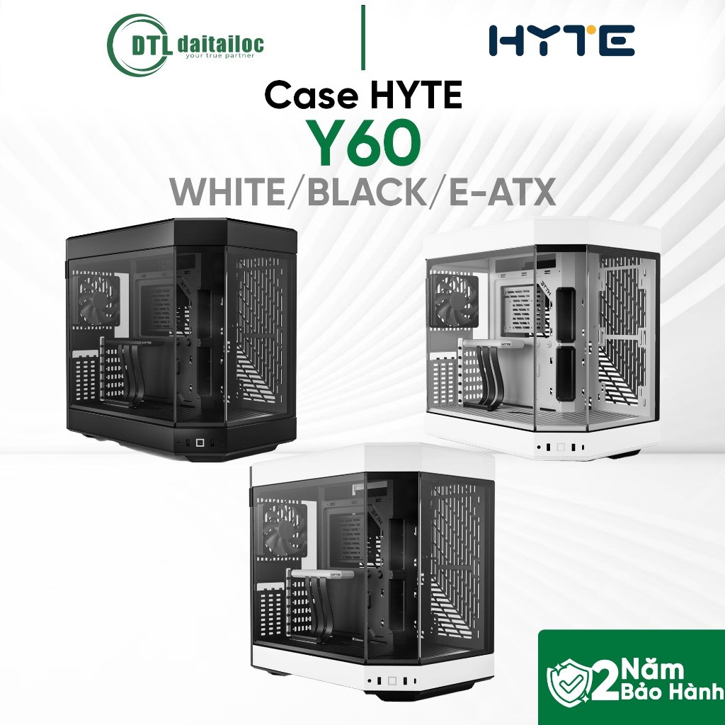 Case HYTE Y60 E-ATX | Chính Hãng | Bảo Hành 24 Tháng