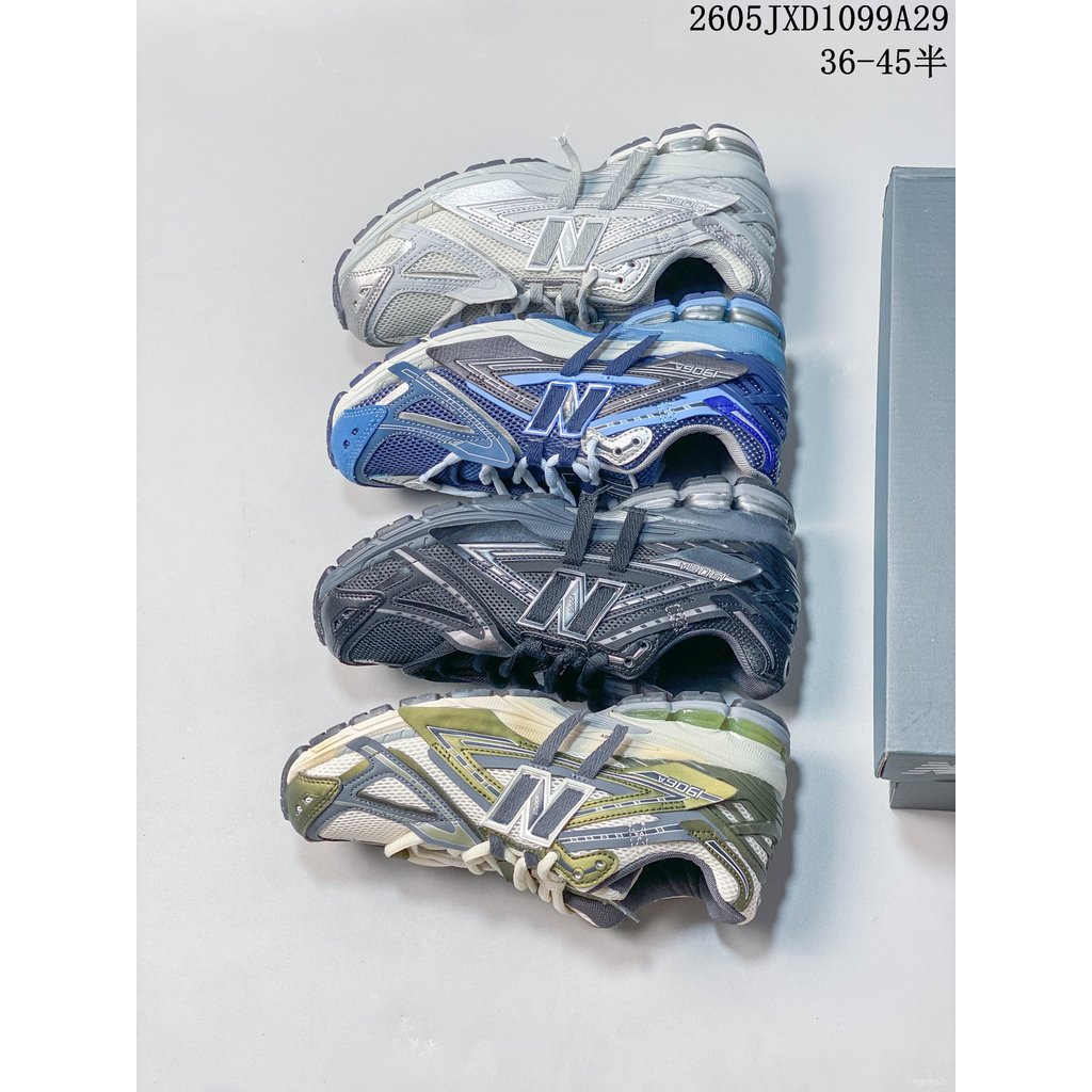 Giày NB1906R nam nữ, retro, mesh breathable, nhẹ, thoáng khí, đế bền chắc, phù hợp casual streetwear