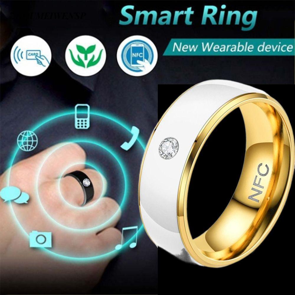 Nhẫn kỹ thuật số ngón tay ZHOUMEIWENSP, Nhẫn thông minh NFC kết nối đa chức năng, Thiết kế đặc biệt 