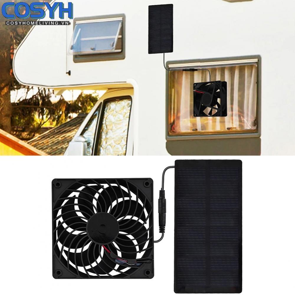 <cosyh>High Speed Solar Exhaust Fan 2W 4V for Enhanced Airflow in Enclosed Spaces