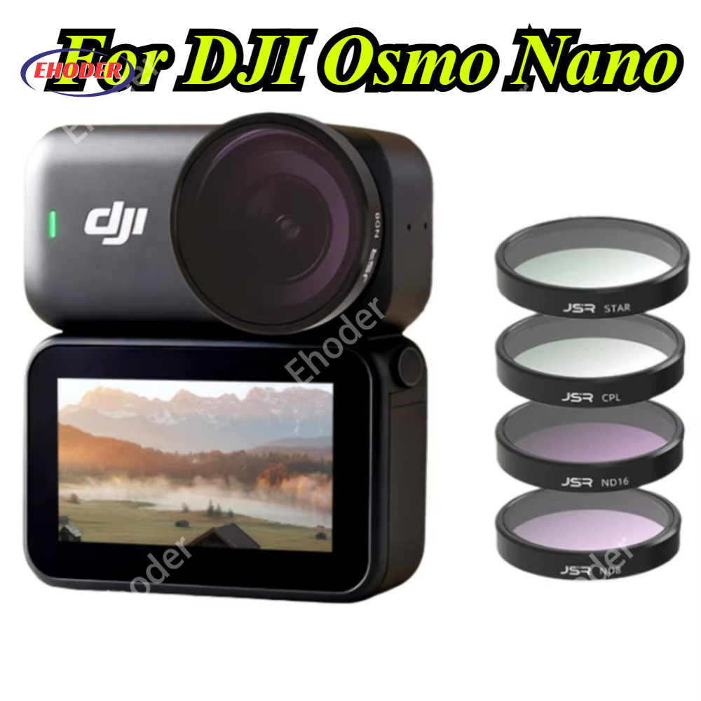 Dành Cho DJI Osmo Nano OsmoNano Lọc Ống Kính UV CPL VND ND2-32 1 / 4 Đen Sương Mù Ban Đêm Lọc Vlog B