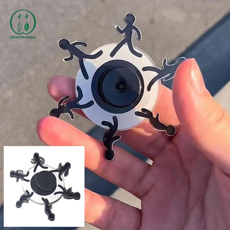 [Chicnest] 1 / 2 / 3 chiếc Sti Man Finger Spinner Matchsti Man Running Dynamic Gyro Nhựa Sti Hình Ng