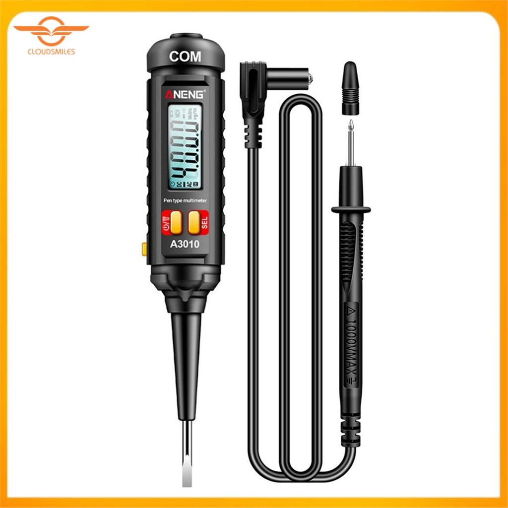 [CloudsMiles] Đếm Đồng hồ vạn năng loại bút A3010 Máy kiểm tra phạm vi tự động kỹ thuật số LCD Dụng 