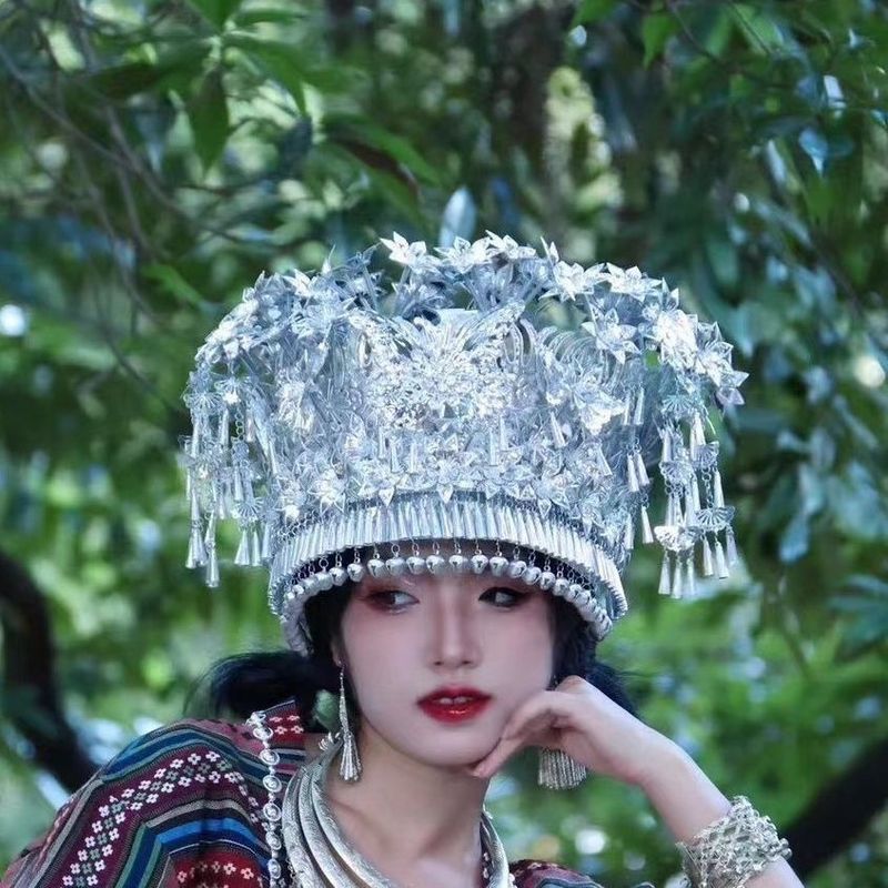 Mới Thiểu Số Dân Tộc Mũ Đặc Điểm Dân Tộc Quảng Tây Quý Châu Vân Nam Miao Mũ Dân Tộc
