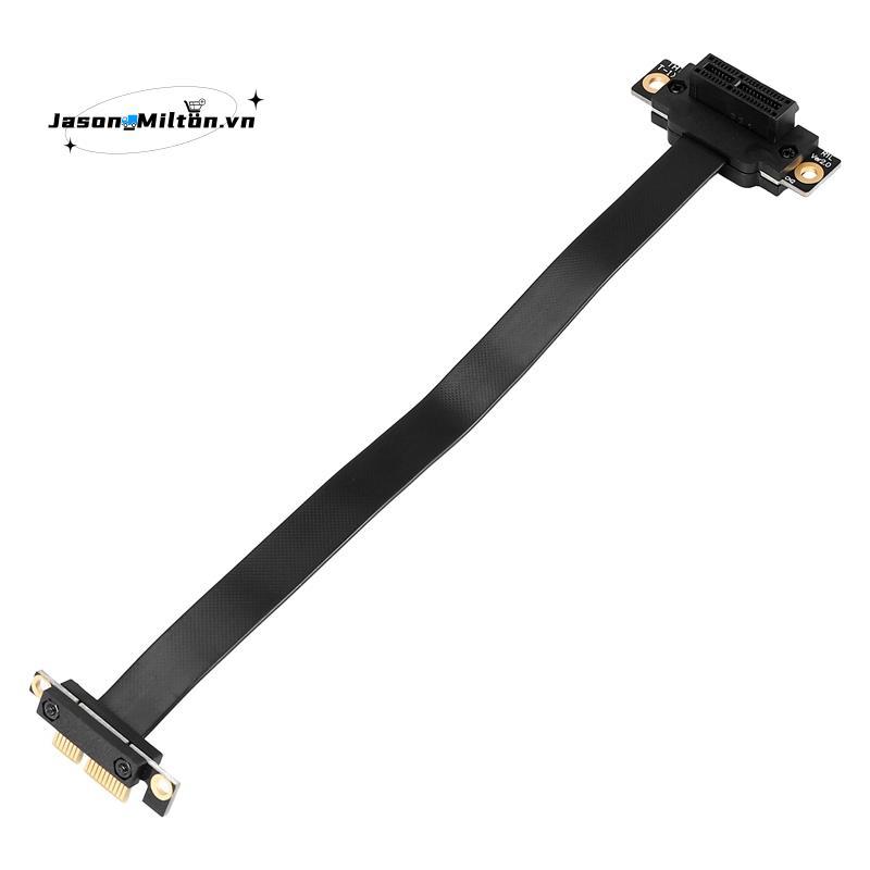 Cáp nâng PCIE X1 Dual 90 độ Góc phải PCIe 3.0 X1 sang X1 Cáp nối dài 8Gbps PCI Express 1X Riser Card