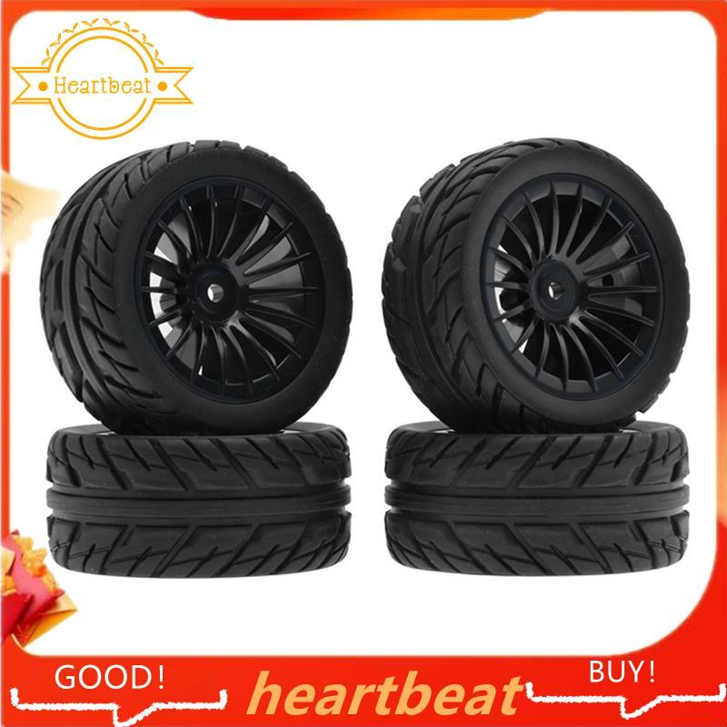4 Bánh Xe Lốp Cao Su Cho SG1603 SG1604 SG1605 UD1601 UD1602 UD1603 UD1604 1 / 16 RC Xe Nâng Cấp Phần