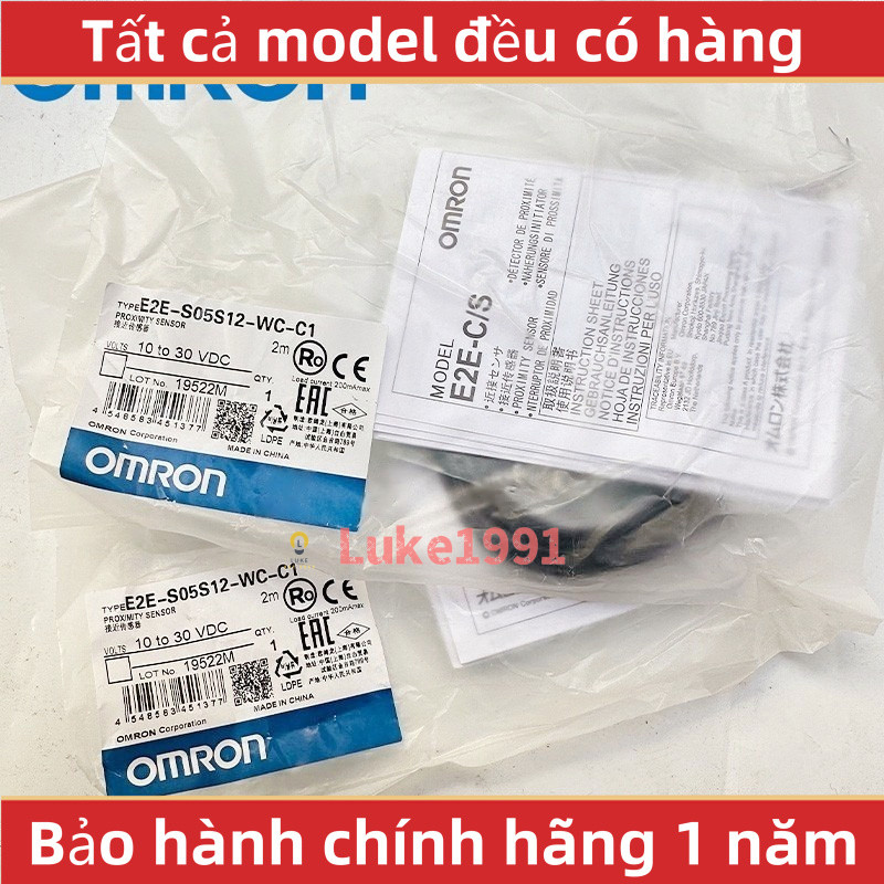 Công tắc tiệm cận nhỏ Omron, Cảm biến E2E-C04S12-WC-C2 E2E-C04S12-WC-C1 M3 M4 M5