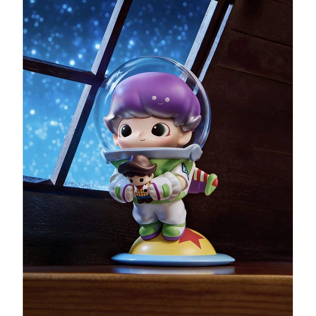 POPMART DIMOO WORLD x PIXAR Nhân Vật Hộp Mù Quà Tặng Buzz Lighyear Woody Lotso Russell NCSW