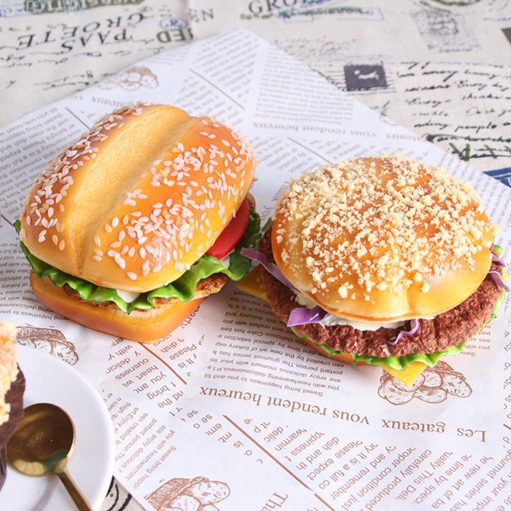 Eye Catching Simulated Hamburger Model for DIY Shop and Bakery Display