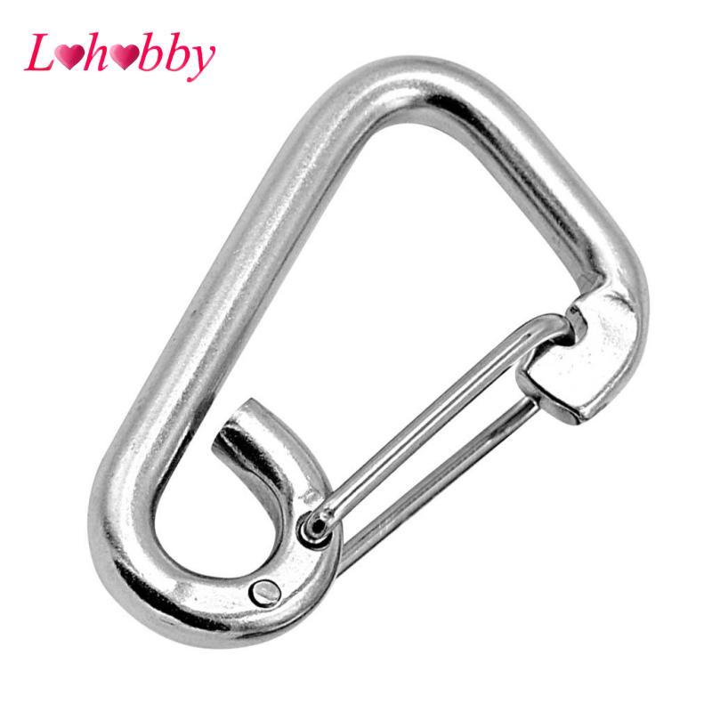 Móc khóa móc khóa móc khóa bằng thép không gỉ 304 - Bạc, M6 60mm