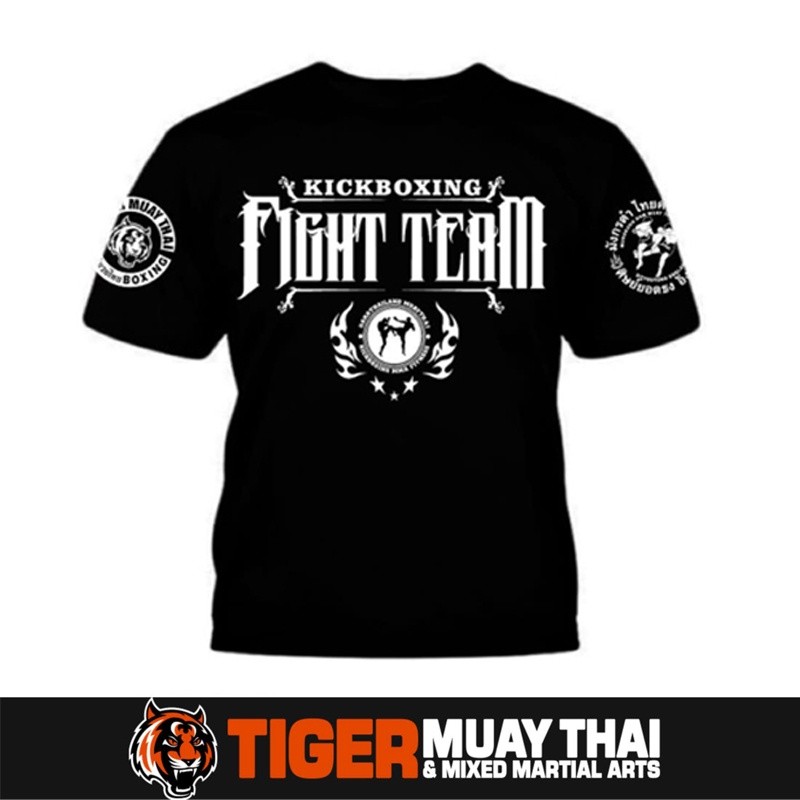Áo thun chiến đấu UFC ngắn tay phát sóng UFC cổ điển Thái Tiger