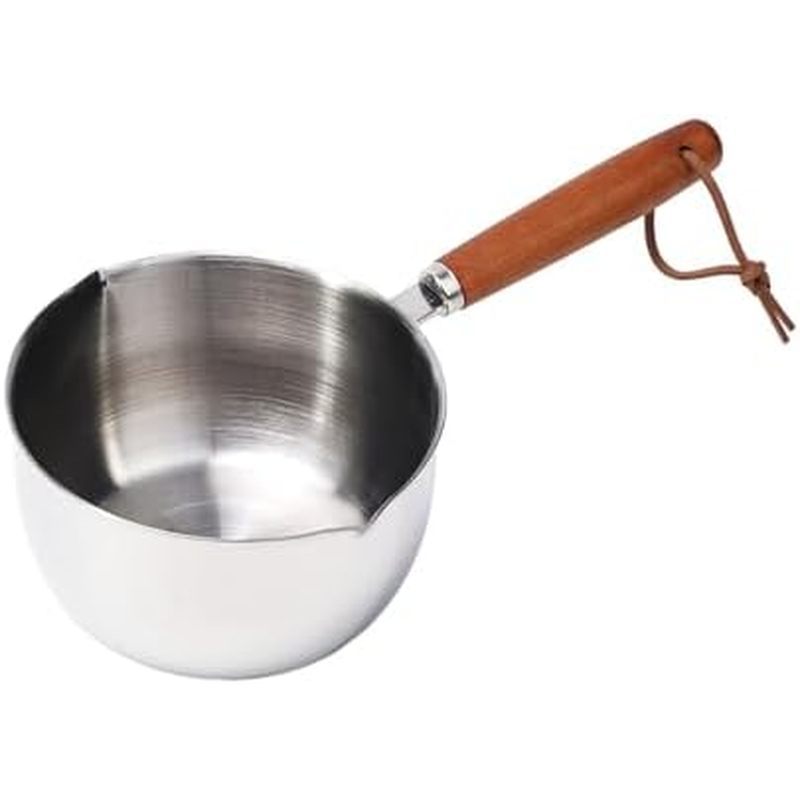 Stainless Steel Butter Melting Pot Hot Oil Pan Multi-Purpose Sauce-Pan for MINI Milk Warmer With Woo