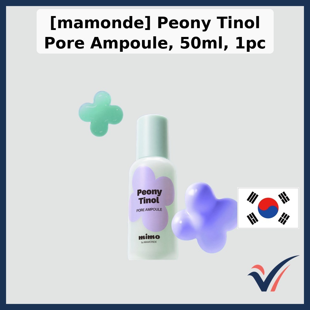 [mamonde] Peony Tinol Pore Ampoule, 50ml, 1 cái/ Hàn Quốc Pore Ampoule/ Công thức nhẹ/ Chính hãng củ