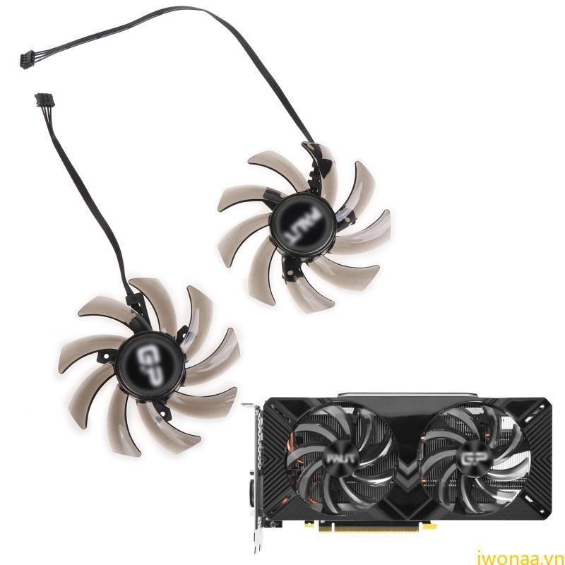 IWO 2 Chiếc 85mm GA91S2U 4Pin Cho PALiT Cho PNY GTX 1660 TI Super RTX 2060Graphics Thẻ