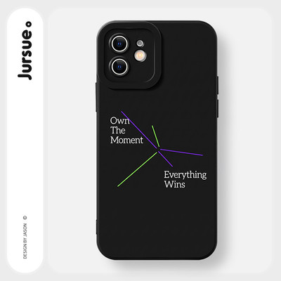 JURSUE Ốp lưng Nghệ thuật trừu tượng tối giản chống sốc chống bẩn mềm cho iPhone 17 Air 16 15 14 13 12 11 PRO MAX SE 2020 X XR XS ip 8 7 Plus MZ506973Q