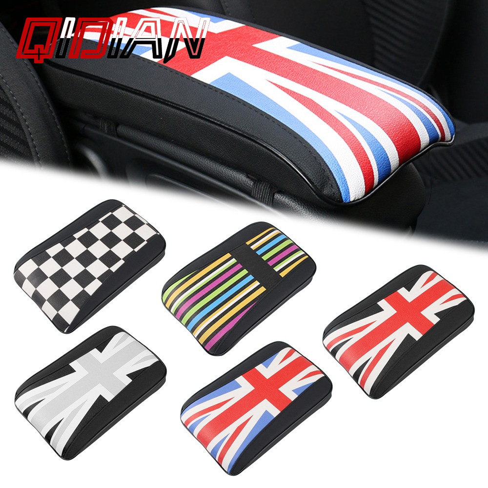 Dành Cho MINI COOPER R55 R56 R60 F54 F55 F56 F60 Da Xe Tay Hộp Cunshion Thảm Cooper S JCW