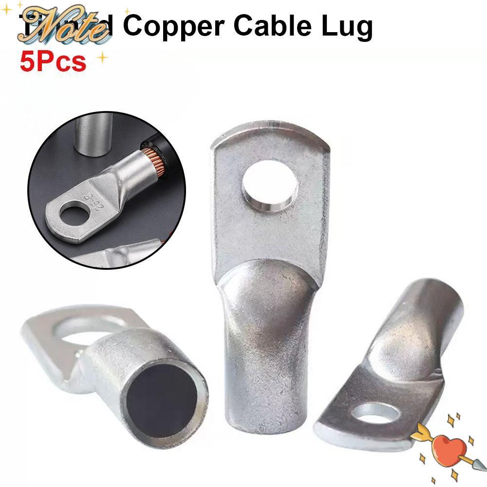 NOTE1 5 Cái Chốt Cáp Đồng Đóng Hộp, M6 / M8 / M10 / M12 JG Series Vòng Uốn Thiết Bị Đầu Cuối, 6 / 10