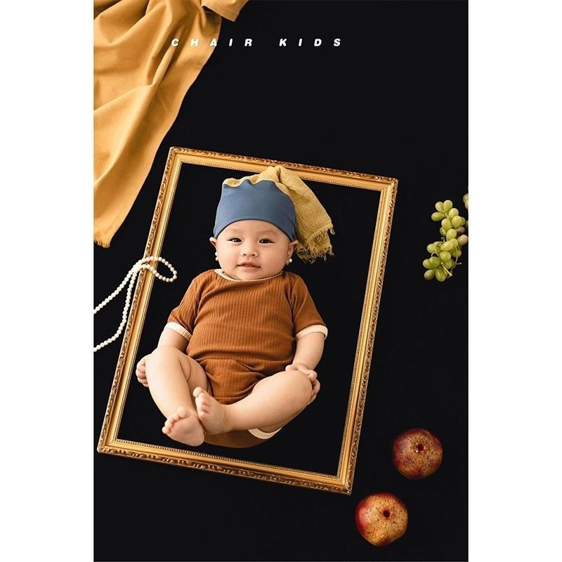 Baby12y New product for girls children's themed oil pearl photo props, clothing for photography, 100