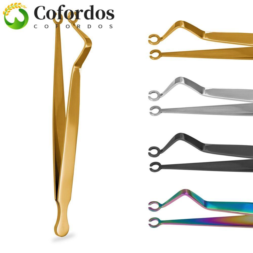COFORDOS Body Piercing Tool, Kẹp tai bằng thép không gỉ, Micro-blooding Mũi Stud Rốn Stud Septum Pie