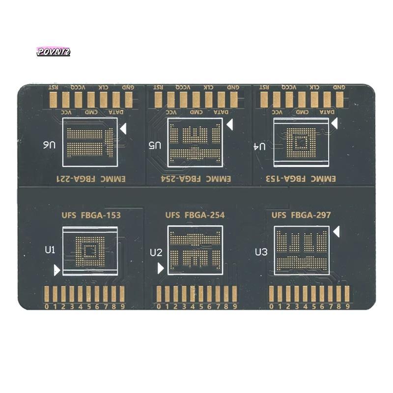Dành Cho F64 Lite Ultra Box Flash Tương Thích 64 BGA ISP Board Flash 64 FBGA EMMC FBGA 153 254 221 U