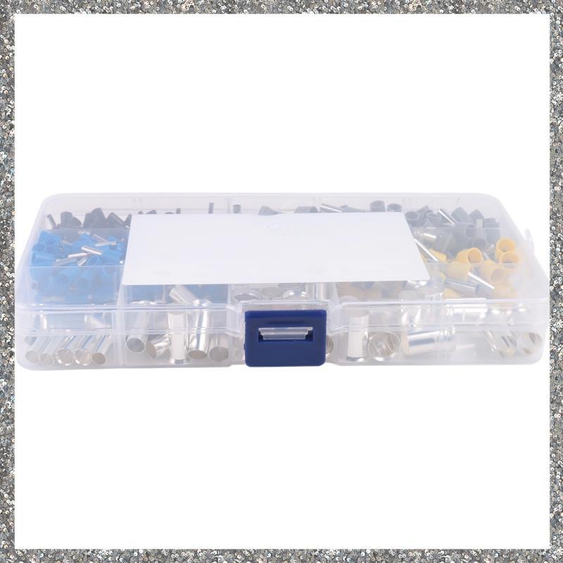 [feidan33.ph] 390 Cái AWG (2 4 6 8 10 12 14 16) Bộ dụng cụ dây Ferrules Crimp Terminal Connector Tay