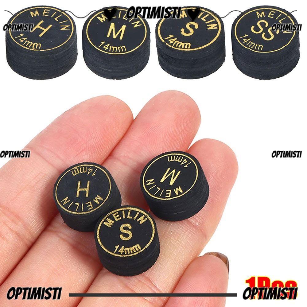 OPTIIMSTI8E 1 Cái Đầu Cue, Đầu Billards H / M / S / SS, Bể bơi Snooker 9 lớp Phụ kiện sửa chữa cực B