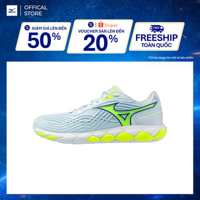 Giày Tennis NỮ WAVE ENFORCE TOUR 2 AC - Xanh  - 61GA260120