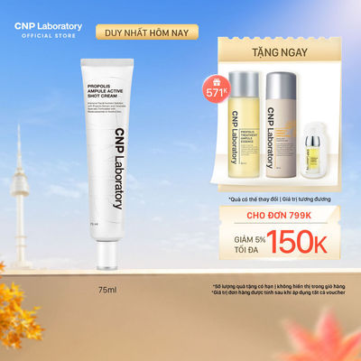 [CNP] Kem dưỡng ẩm phục hồi và hỗ trợ tái tạo da chiết xuất keo ong CNP Propolis Active Cream 75ml