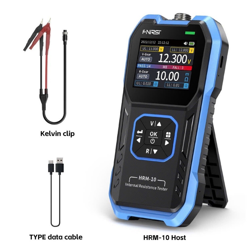 Máy Đo Nội Trở FNIRSI HRM-10 Và Phụ Kiện
