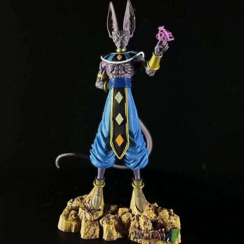 Dragon Ball Beerus [Size Lớn 30CM] Thần Hủy Diệt Beerus GK Anime Hình Mẫu Trang Trí Máy Tính Để Bàn