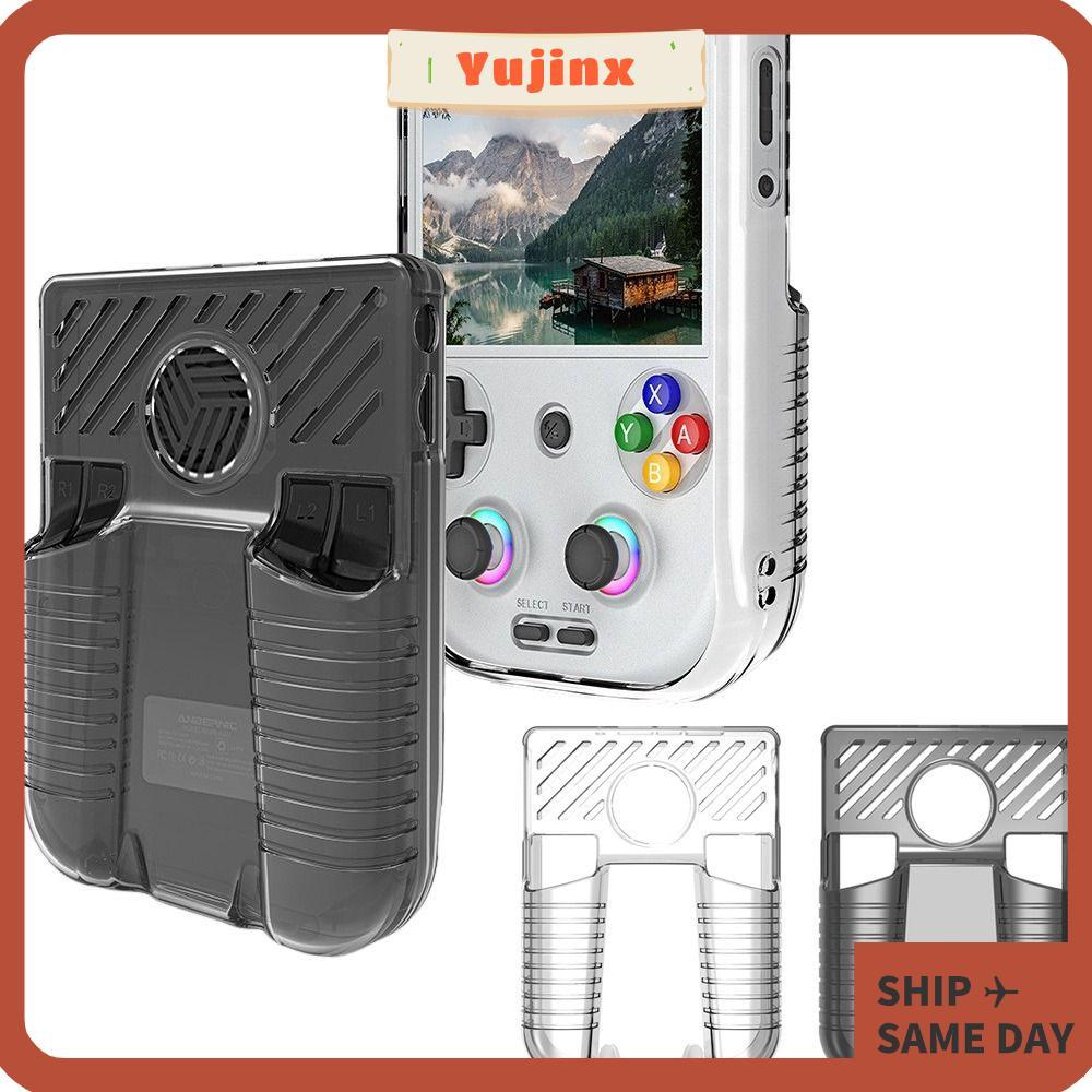 YUJINX Trong Suốt, Vỏ Bảo Vệ Chống Sốc, Vỏ Bảo Vệ TPU Chống Trầy Xước Cầm Tay Cho Anbernic RG406V