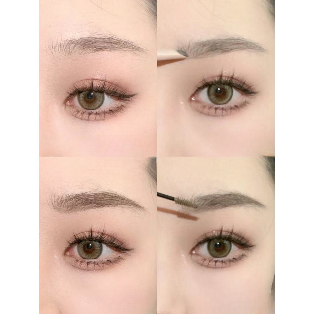 bút kẻ lông mày chì kẻ lông mày Flortte Flortte Flortte Lưỡi Hai Đầu Bút Chì Kẻ Lông Mày Nhuộm Kem H