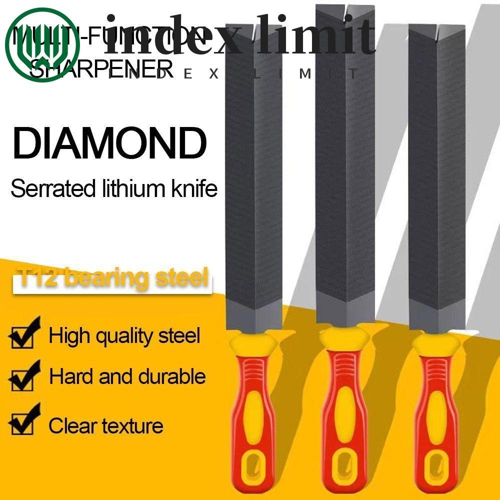 INDEX LIMIT Saw Files, Mài-Shaped Files Sharpener, Đa Chức Năng Đánh Bóng Thẳng Khắc Saw File Hand S