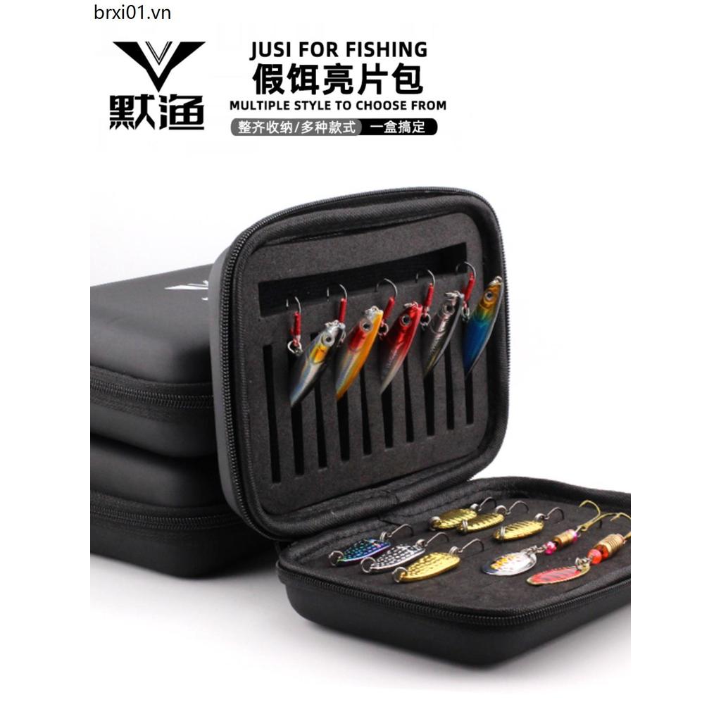 Lure Sequin Túi Bảo Quản Micro Object Mồi Giả Hộp Micro-Object Sắt Tấm Kim Sa Lấp Lánh Cho Chó Hộp B