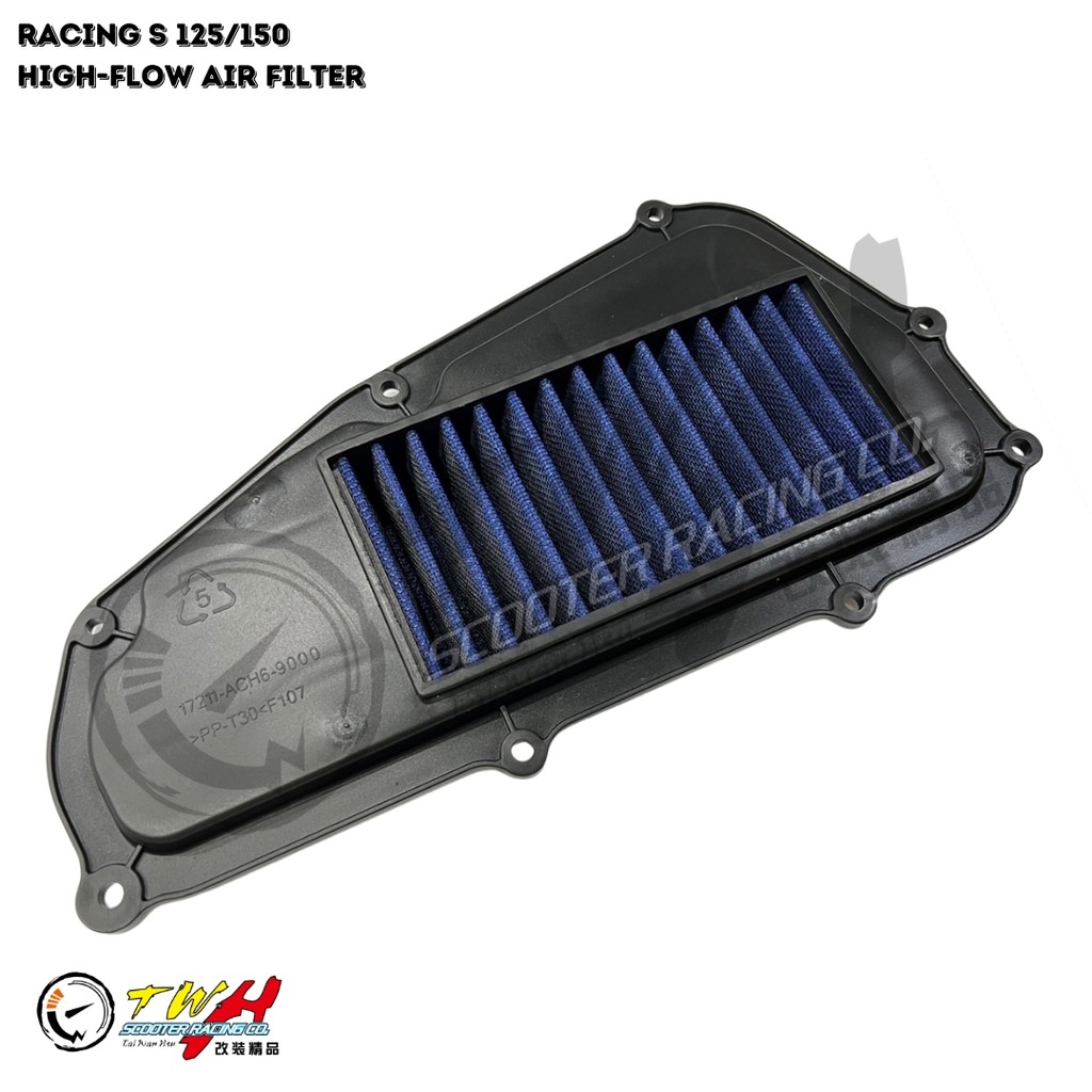 Premium-TWH RACING S 125 / 150 Bộ lọc không khí lưu lượng cao đua xe máy cho KYMCO