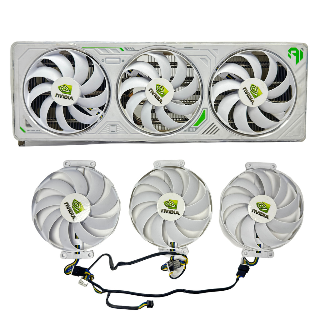 [Quạt Làm Mát] Wanli RTX 4070 ti super 16GB Snow Fox Card Đồ Họa Tản Nhiệt Thương Hiệu Mới Nguyên Bả