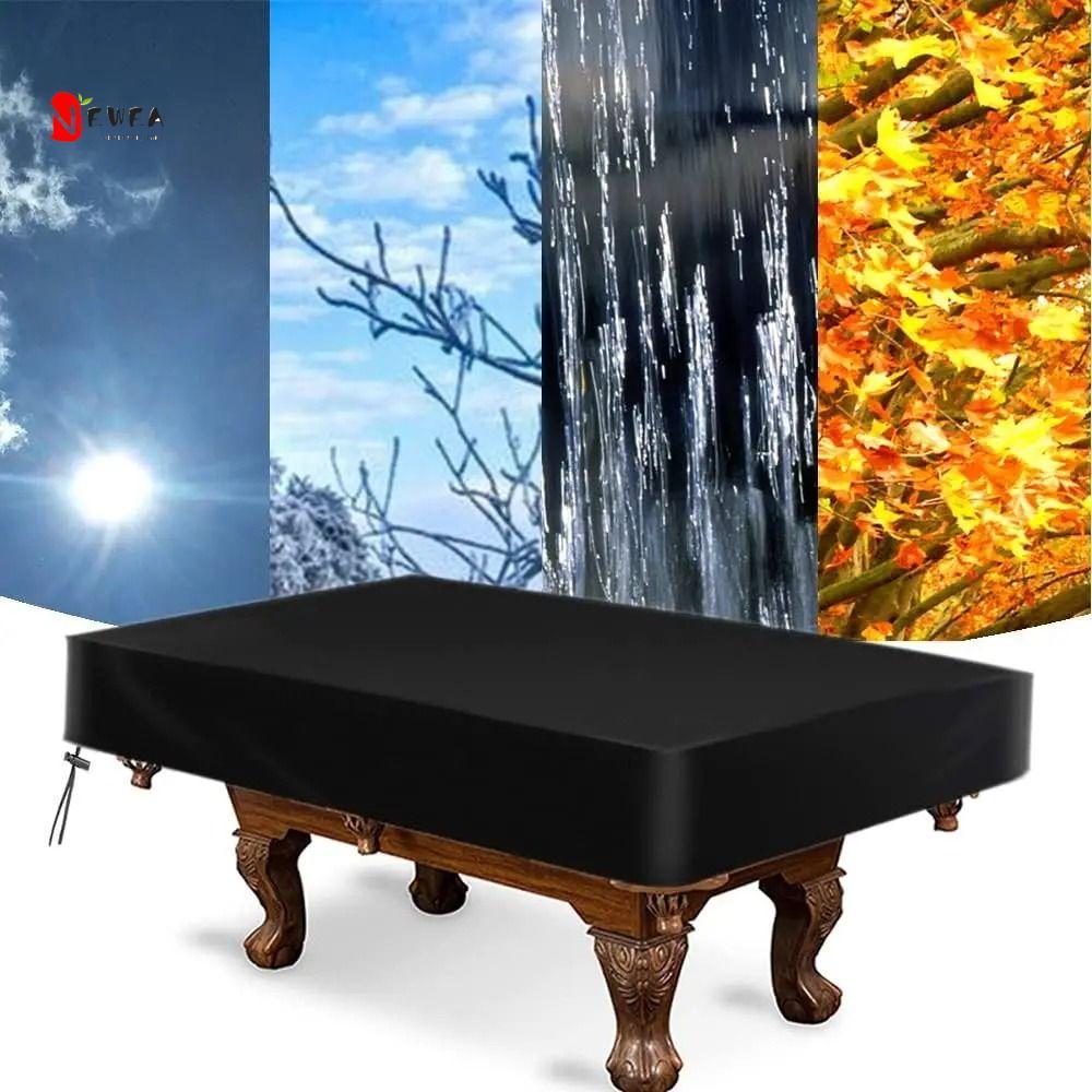 NEWEARTH LIMIT Billiards Table Dust Cover, 210D 7FT / 8FT / 9FT Pool Table Cover, Vải Oxford Chống T